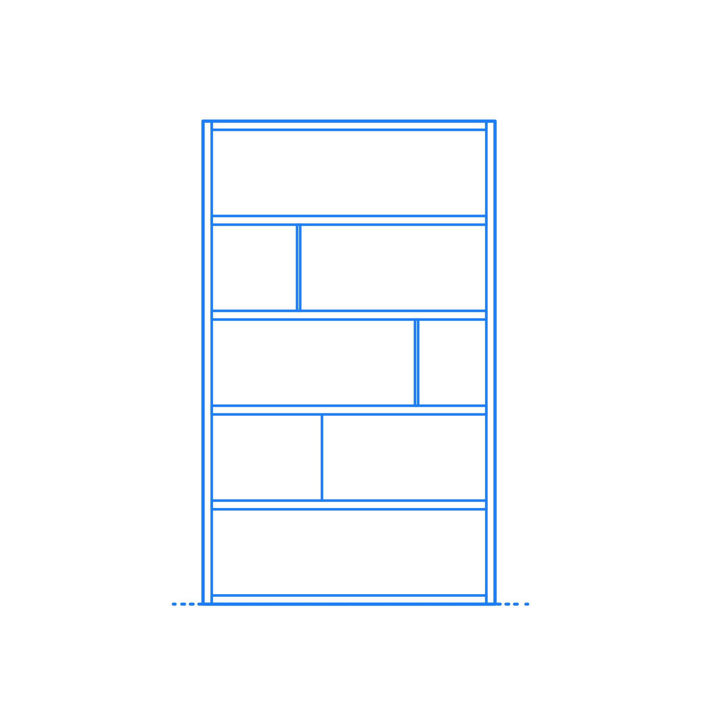 Furniture Bookcases Kai Shelving High Stencil Svg Design File Free Vectors